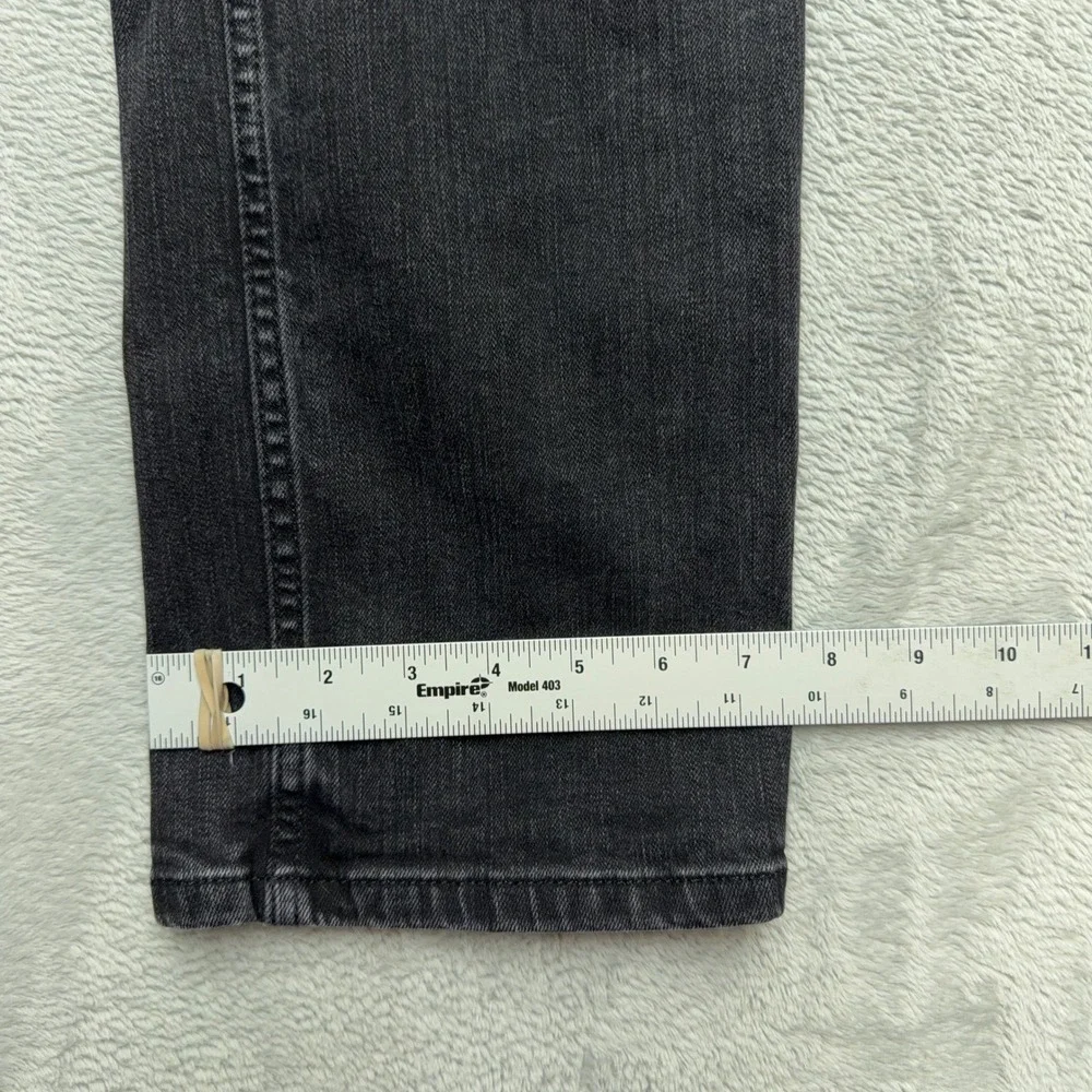 Wrangler Jeans Mens 32x30 Black Retro Slim Straight Stretch Denim Pants